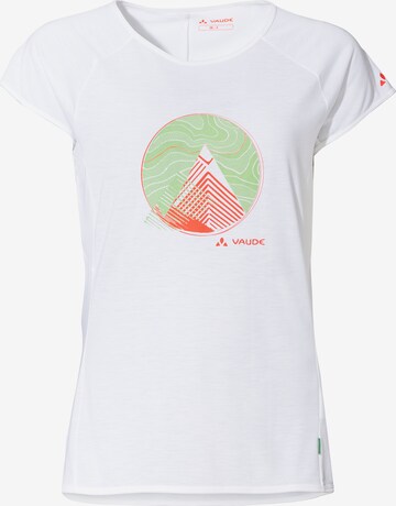 VAUDE Functioneel shirt 'Tekoa II' in Wit: voorkant