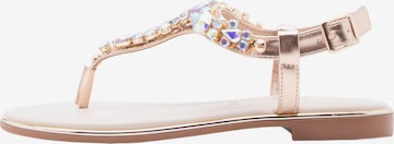 BUFFALO Varvastossut 'KIRA ICE' värissä kulta: etupuoli