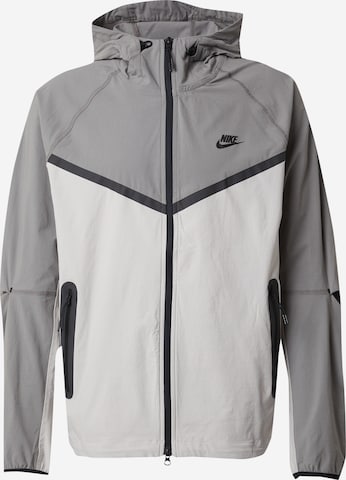 Veste mi-saison Nike Sportswear en gris : devant
