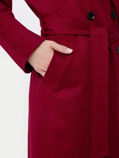 GOBI Cashmere Välikausitakki 'Women’s Double-Breasted Cashmere Coat' koossa S värissä viininpunainen, Tuotenäkymä