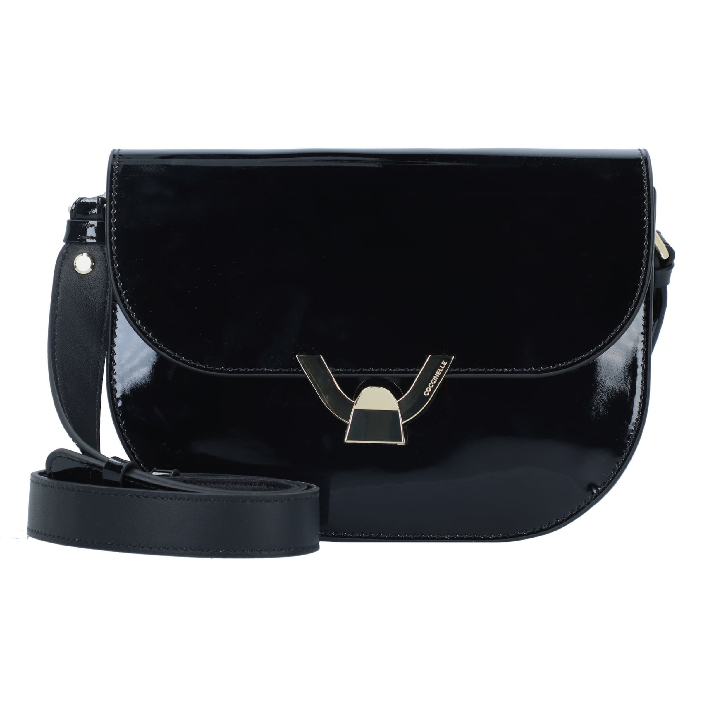 Coccinelle Umhängetasche  'Dew' in Schwarz: Vorderseite