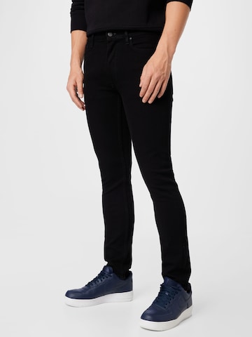 Skinny Jeans 'Jaari' de la ARMEDANGELS pe negru: față