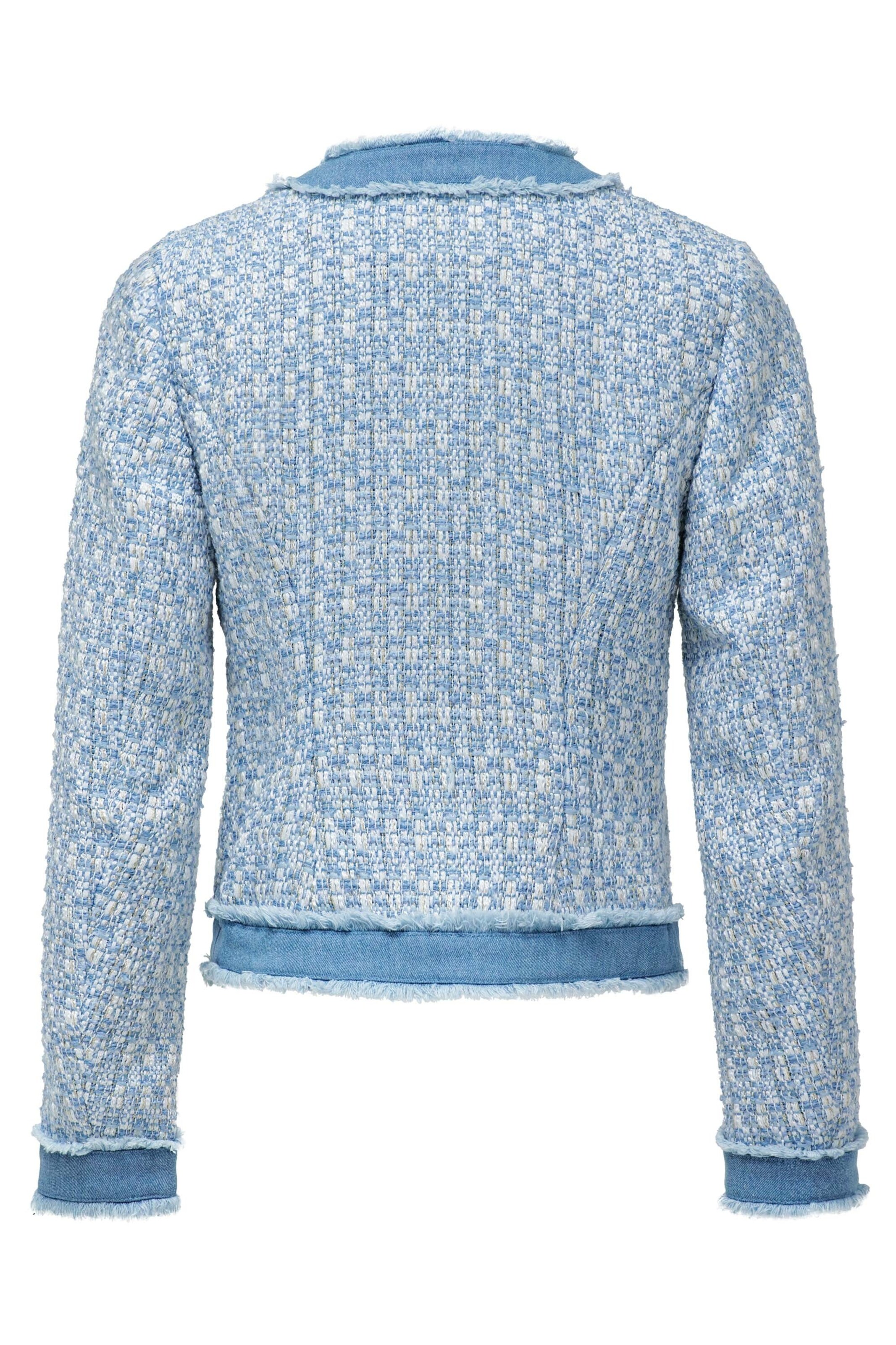 Salsa Jeans Tussenjas in Blauw