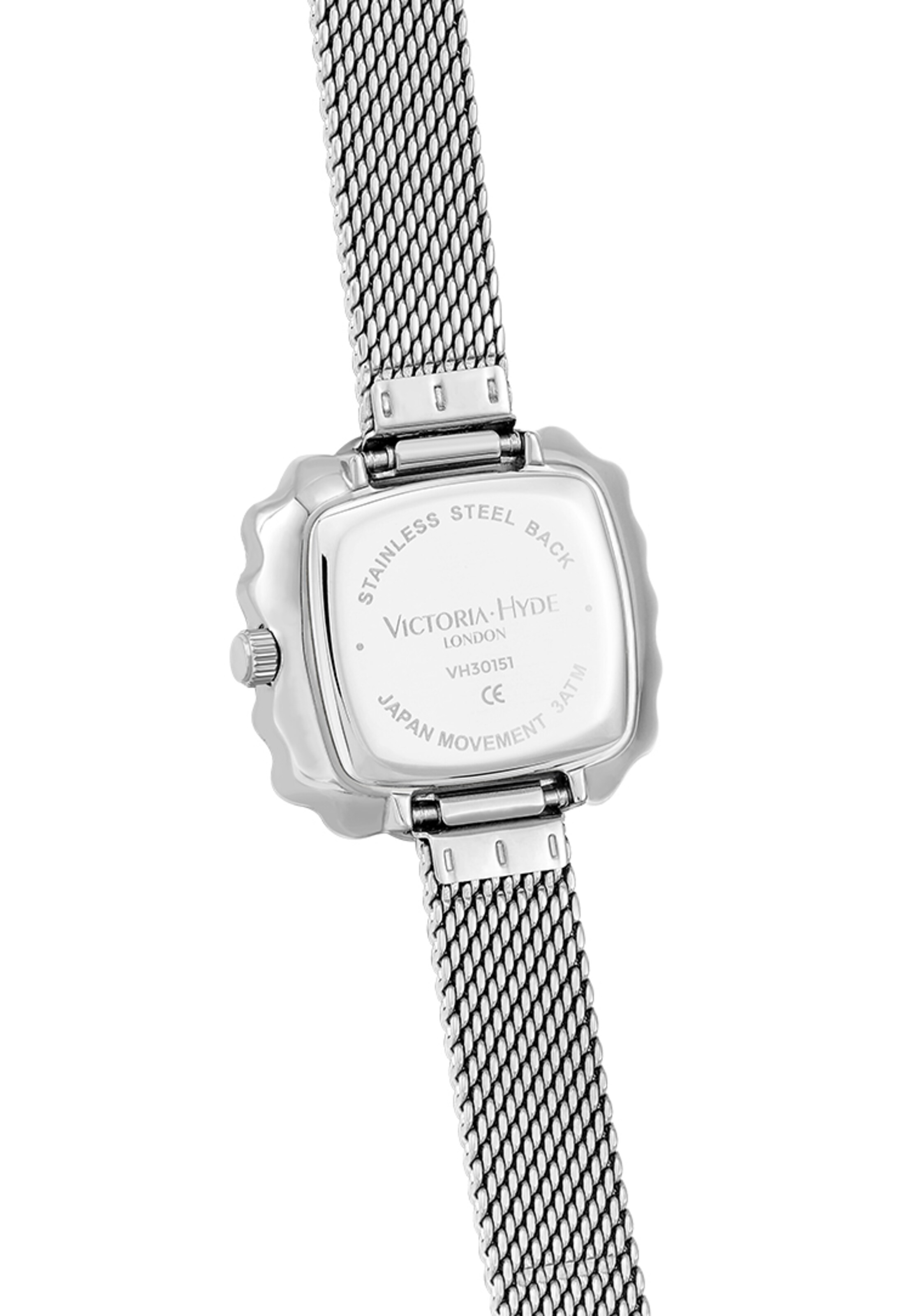 Montre à affichage analogique Victoria Hyde en argent