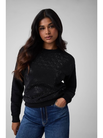 GUESS Sweatshirt in Schwarz: Vorderseite