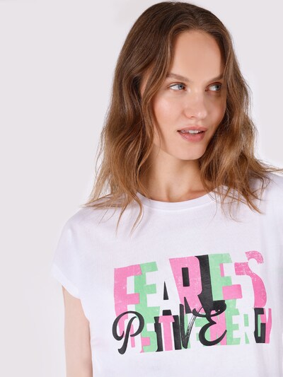 Colin's Shirt in de kleur Lichtgroen / Lichtroze / Zwart / Wit, Productweergave