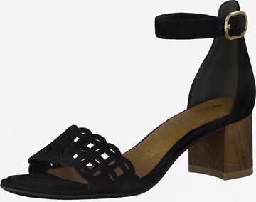 TAMARIS Sandals in Black: front