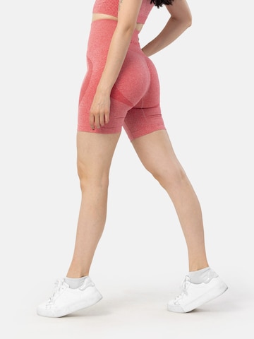 LEAFLETIC - Skinny Leggings 'Leafletic Women’s Shorts' en naranja