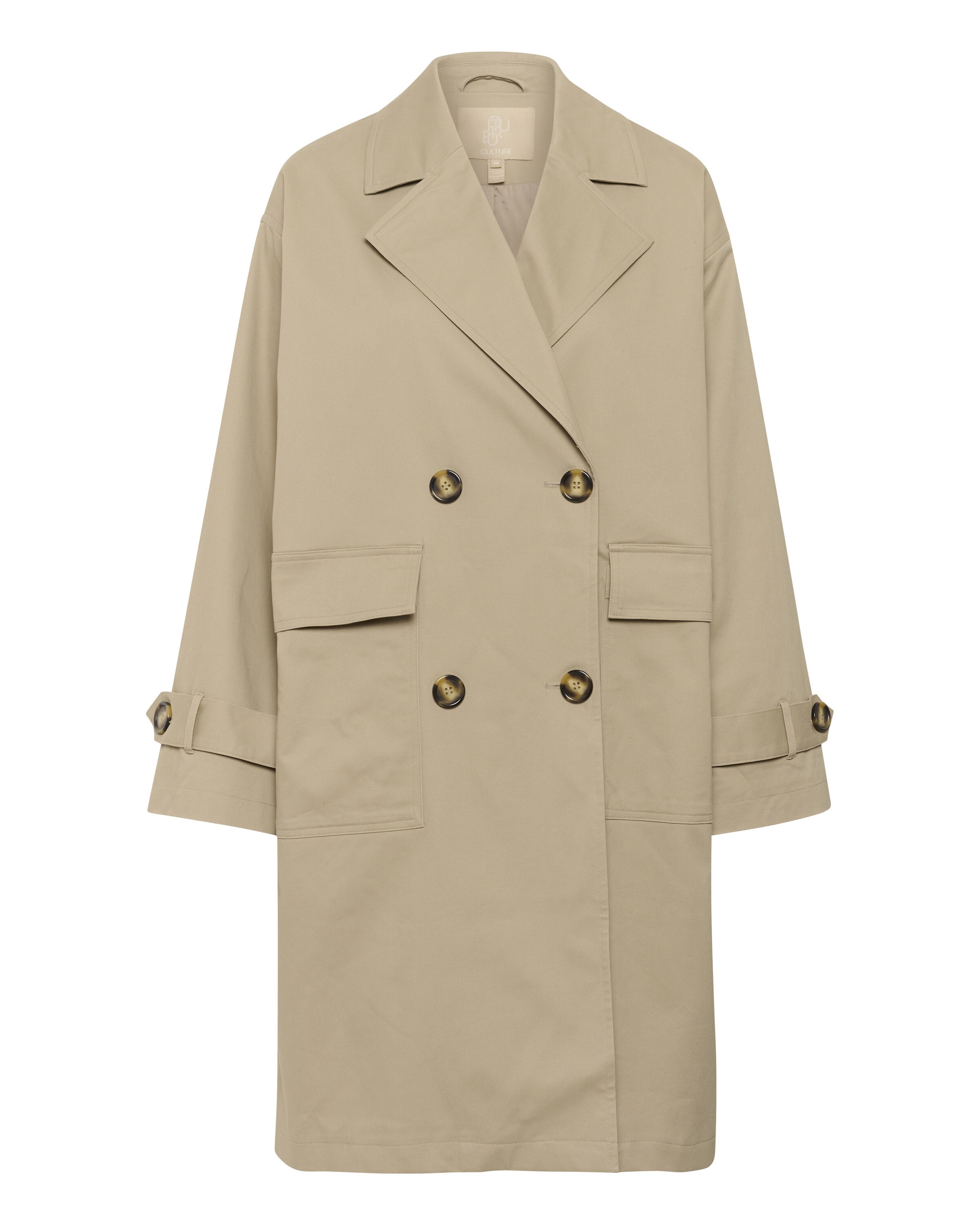 CULTURE Jacke 'CUAugustina' in Beige: Vorderseite
