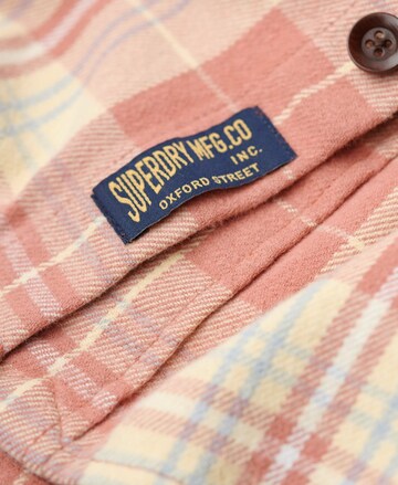 Superdry Regular fit Button Up Shirt in Yellow