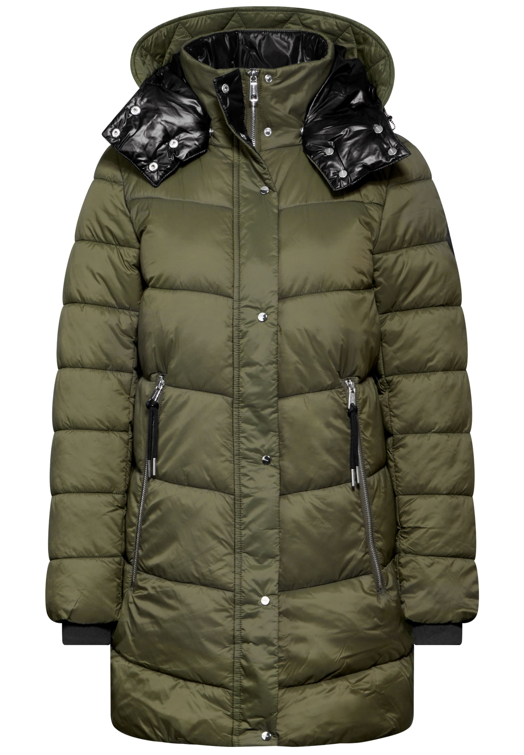 STREET ONE Winterjacke in Grün: Vorderseite