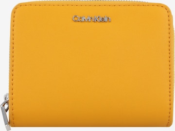 Calvin Klein Wallet in Yellow: front