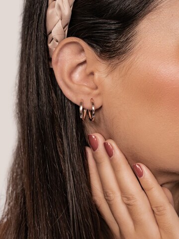 Boucles d'oreilles 'Large Band' Hey Happiness en or