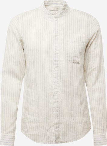 Coupe regular Chemise 'Anton' Casual Friday en beige : devant