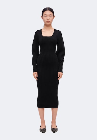 Rochie tricotat de la Liu Jo pe negru: față