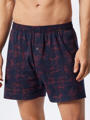 SCHIESSER Boxershorts 'Fun Prints' in Blau: predná strana