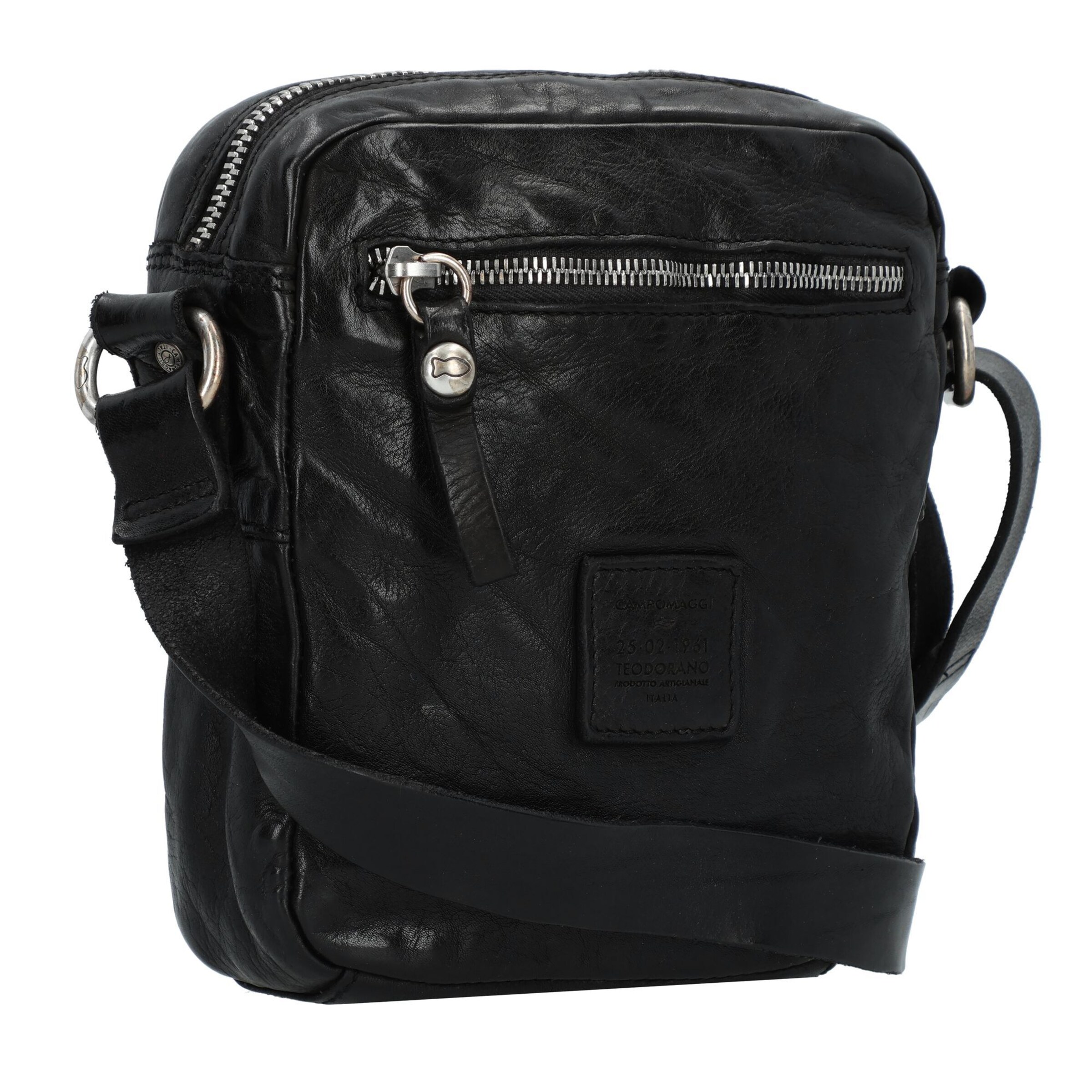 Campomaggi Umhängetasche in Schwarz