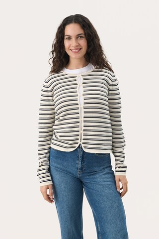 Cardigan 'Pavline' Part Two en blanc : devant
