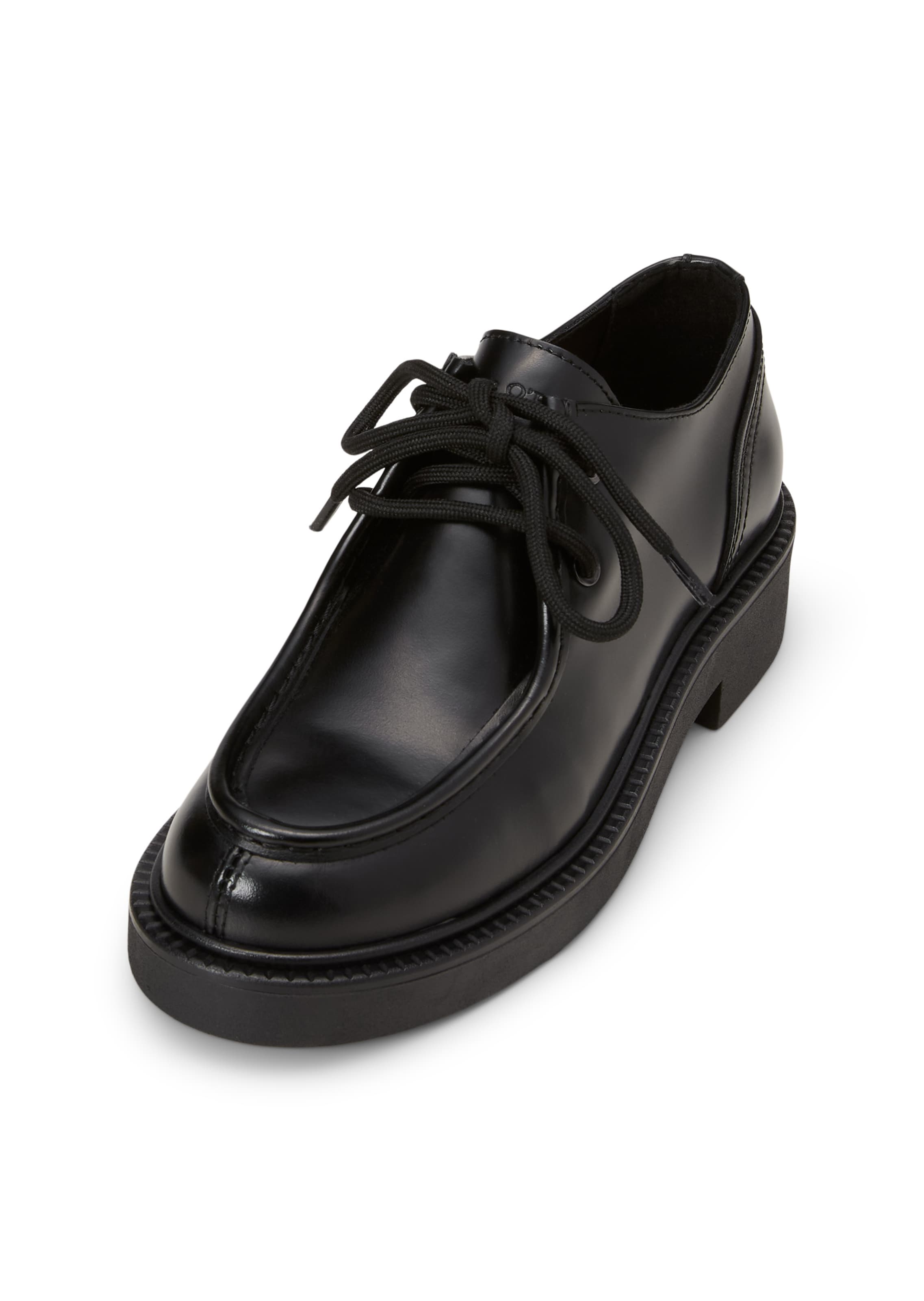 Marc O'Polo Schnürschuh 'Perla' in Schwarz: Vorderseite