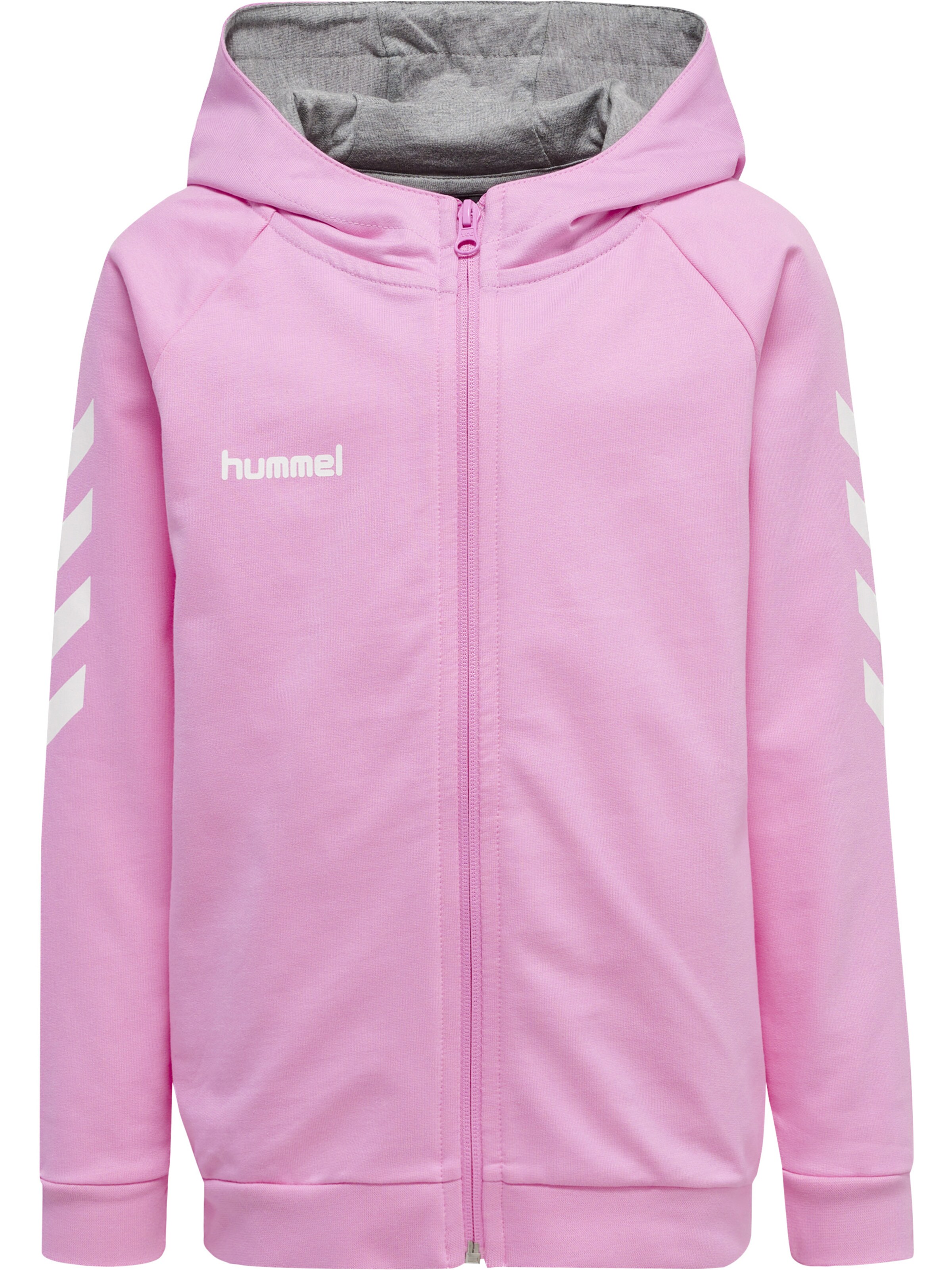 Hummel Sportsweatjacke in Pink: Vorderseite