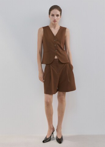 MANGO Weste 'Melon-W' in Braun