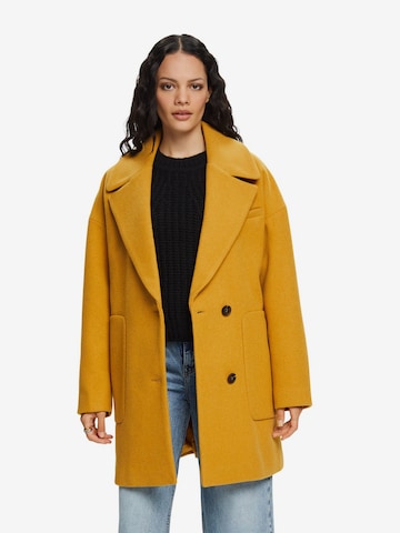 ESPRIT Between-Seasons Coat in Yellow: front