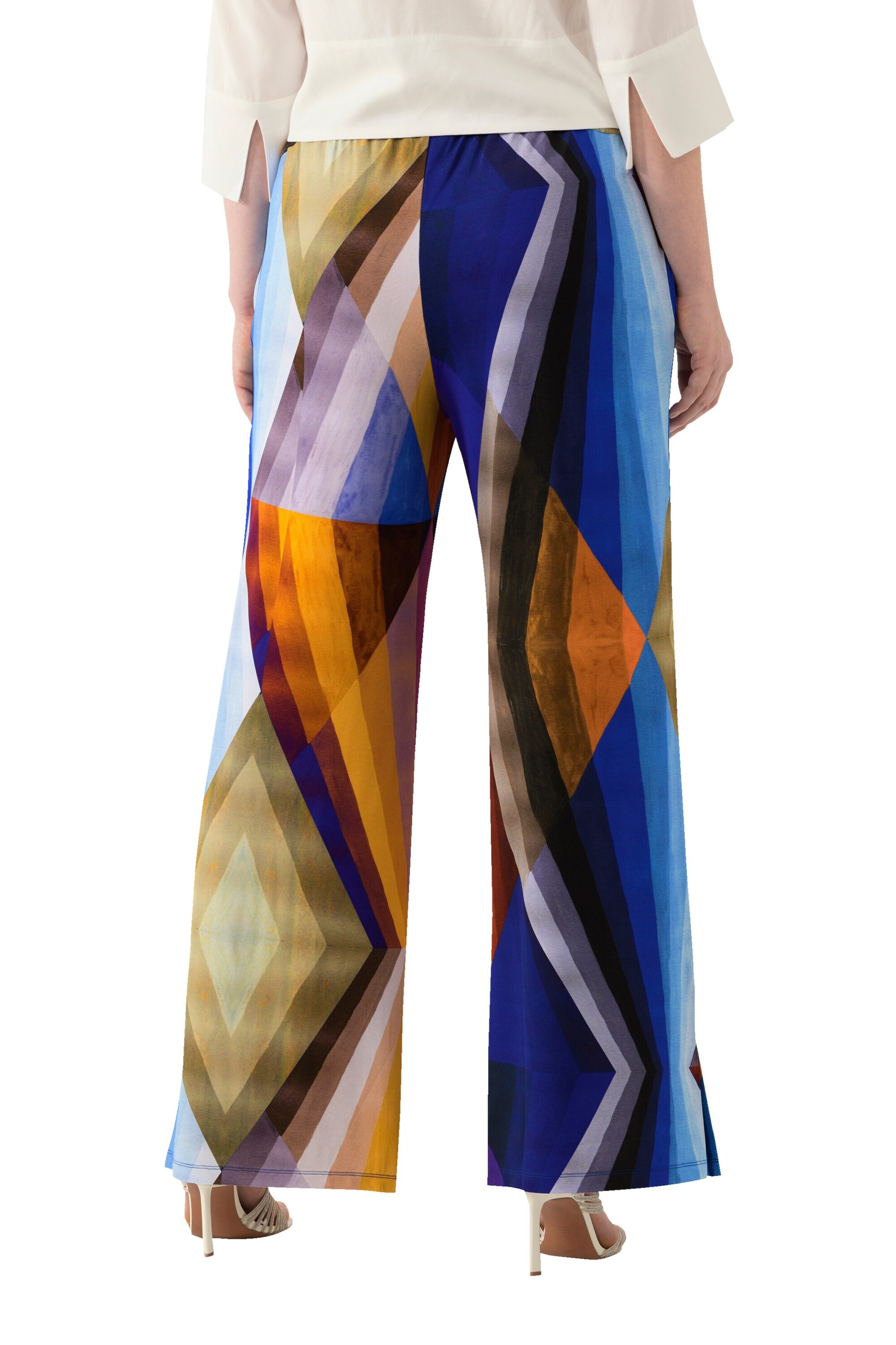 Regular Pantalon Ulla Popken en mélange de couleurs