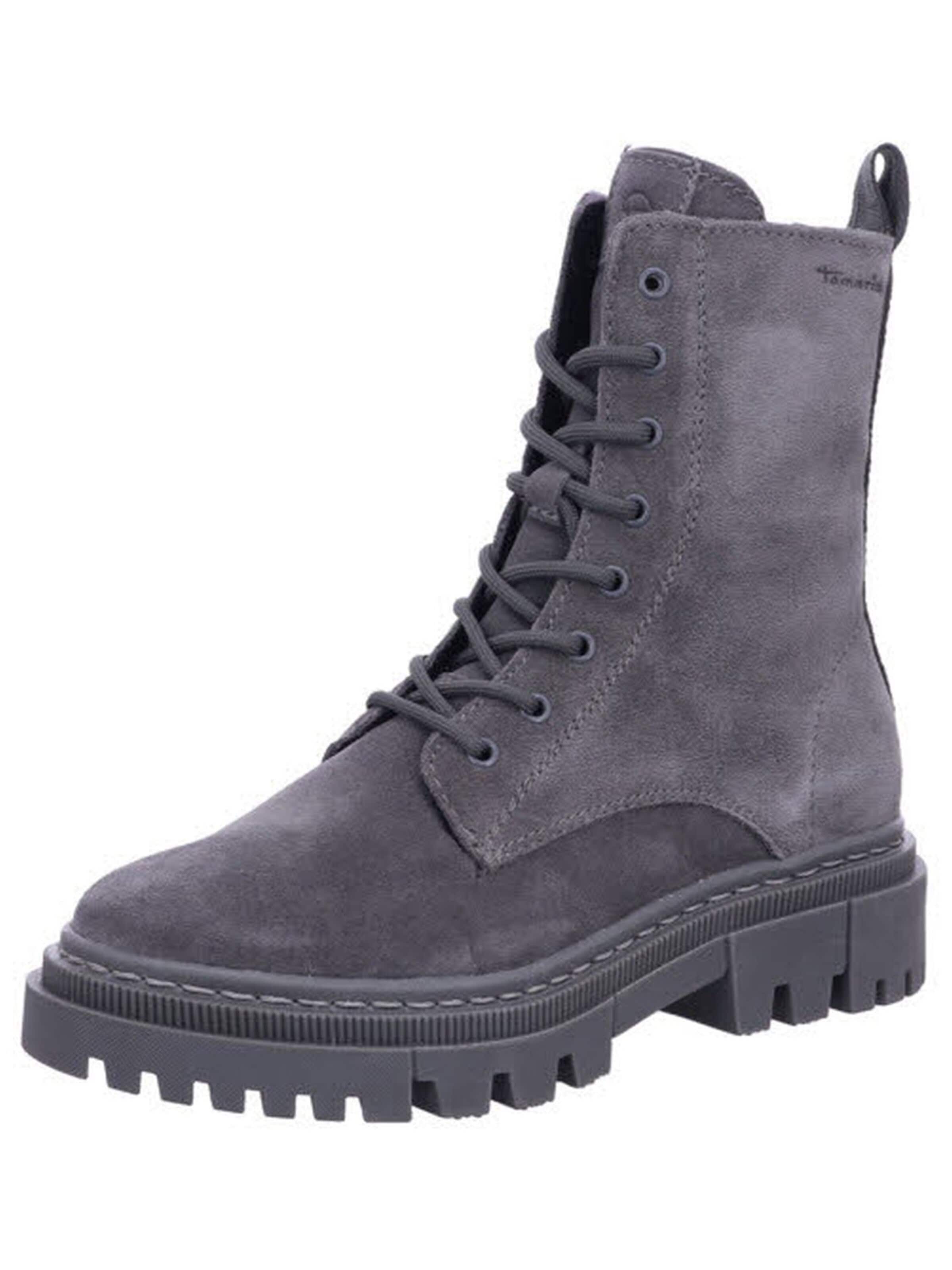 Tamaris Boots 'Stiefel Damen 1-25276-41-214 Rauleder in anthrazit' in 39 in Anthracite, Item view