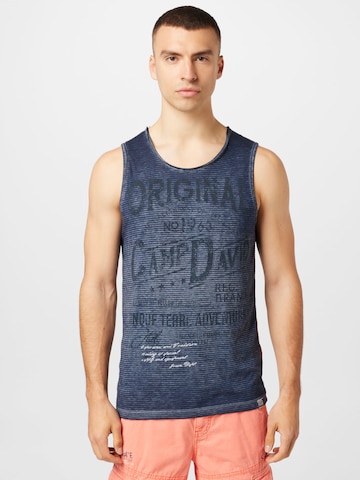 CAMP DAVID Shirt in Blue: front