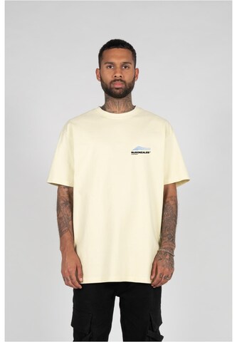 MJ Gonzales Shirt 'Wave V.1' in Yellow: front