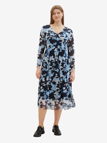 Rochie de la Tom Tailor Women + pe albastru: față