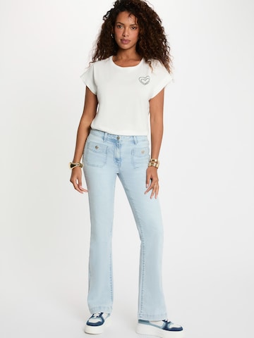 Maglietta '261-DIMOI' di Morgan in bianco