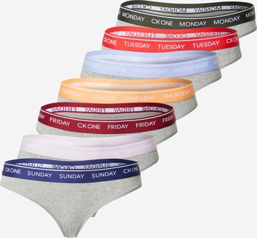 Calvin Klein Underwear Tangá - Sivá: predná strana