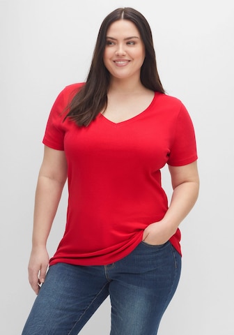 SHEEGO T-Shirt in Rot: predná strana