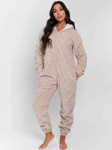 Loungeable Pajama in Beige: front