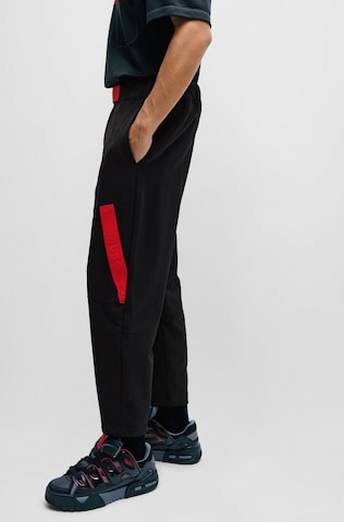 HUGO Red Tapered Pants 'Dechnical' in Black