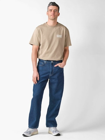 Klitmøller Normální Kalhoty ' Bastian ' – modrá: přední strana