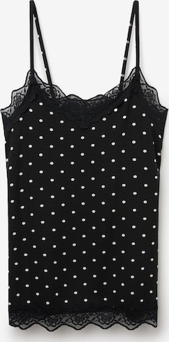 Tezenis Top in Black: front