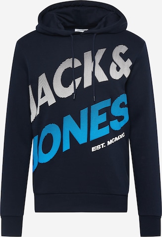 JACK & JONES Mikina 'FORMATION' – modrá: přední strana