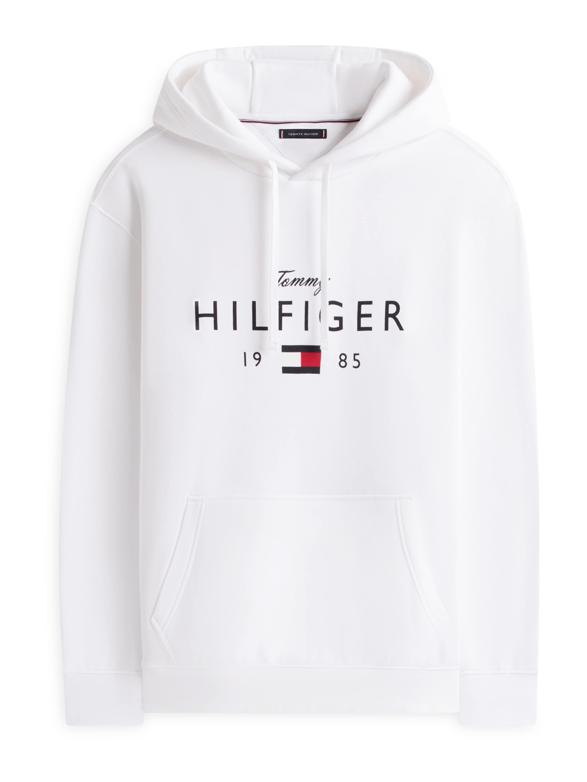 Tommy Hilfiger Big & Tall Sweatshirt 'BRNDLOVE' in White: front