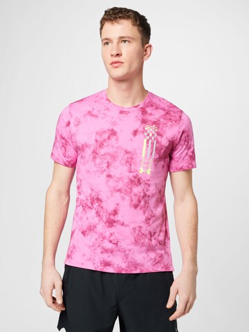 UNDER ARMOUR Sportshirt 'RUN ANYWHERE' in Pink: predná strana