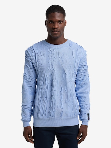 Pull-over 'Dandaro' Carlo Colucci en bleu : devant