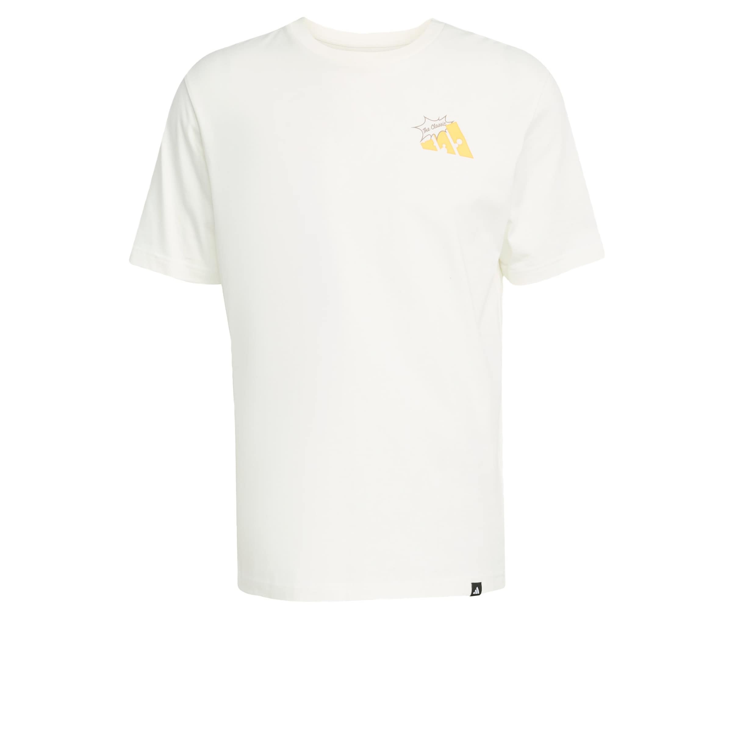 ADIDAS SPORTSWEAR Funkcionalna majica 'Food Grilled Cheese' | bela barva: sprednja stran