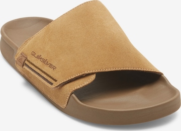 QUIKSILVER Pantolette 'Rivi' in Braun: Vorderseite