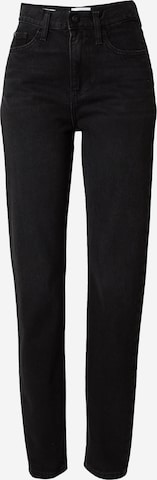 Calvin Klein Jeans - Regular Calças de ganga em preto: frente