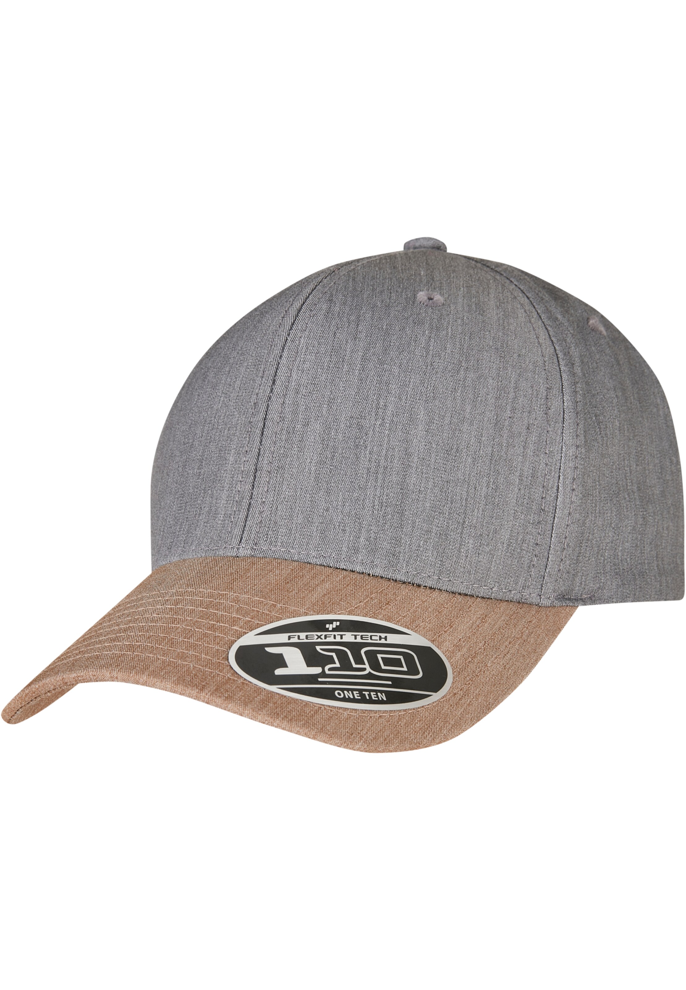 Cappello da baseball di Flexfit in grigio: frontale