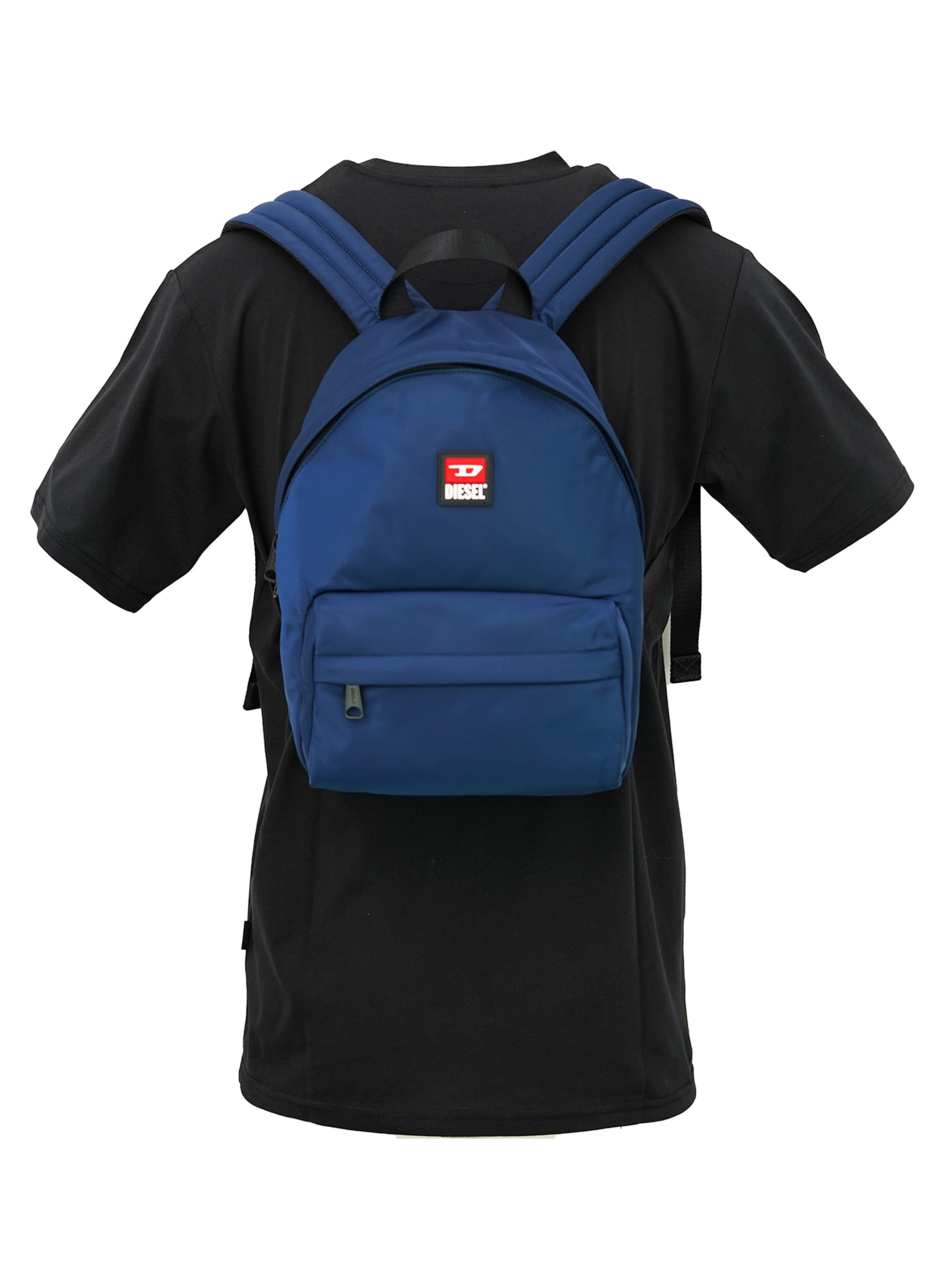 DIESEL Backpack in Blue: front