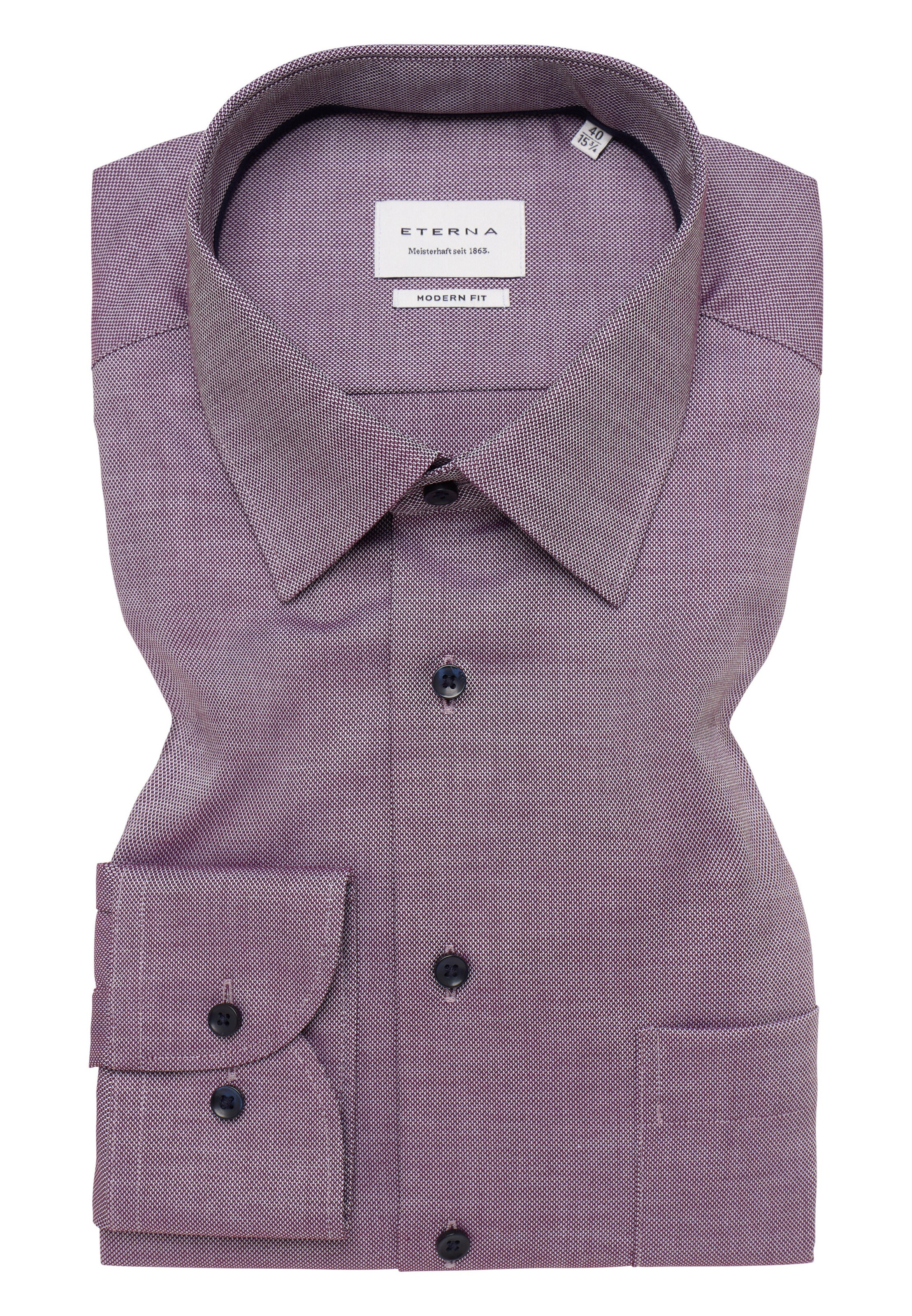 ETERNA Regular fit Business Shirt in Red