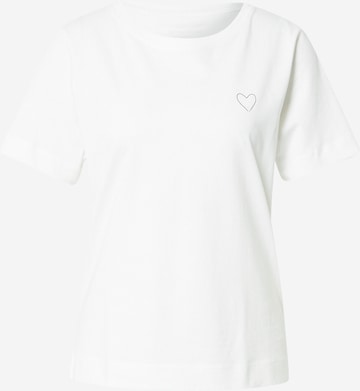 T-shirt TOM TAILOR en blanc : devant