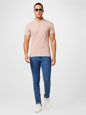 Calvin Klein Jeans Poloshirt in Pink